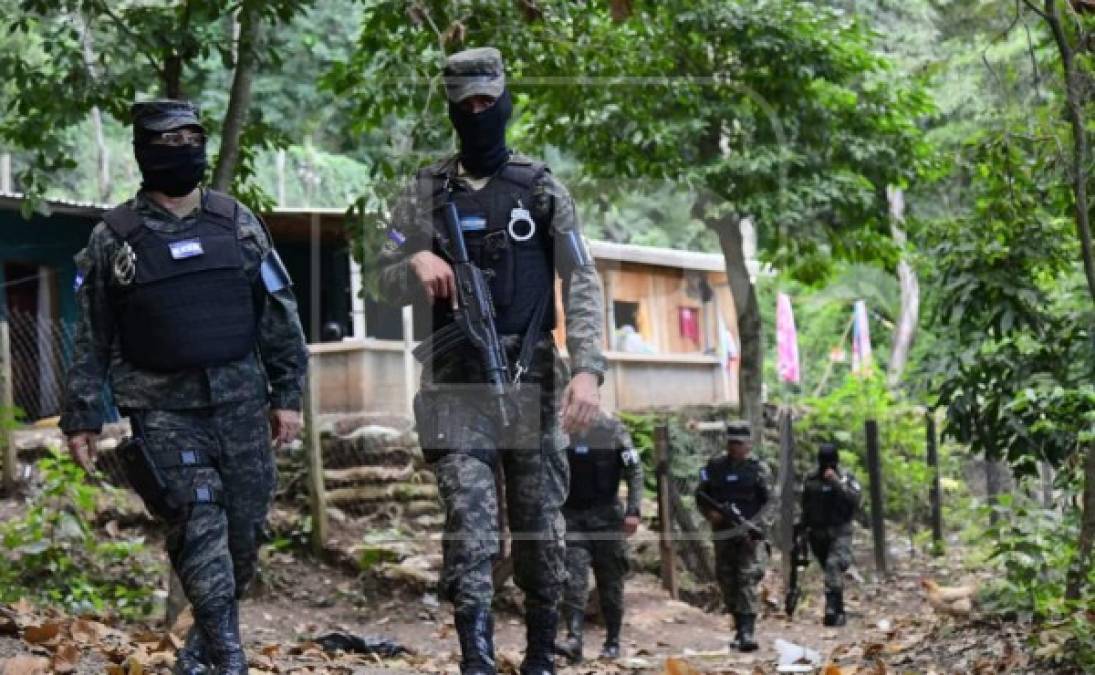 En El Merendón las autoridades hondureñas ya han encontrado campamentos, narcolaboratorios y hasta un búnker de la MS-13.