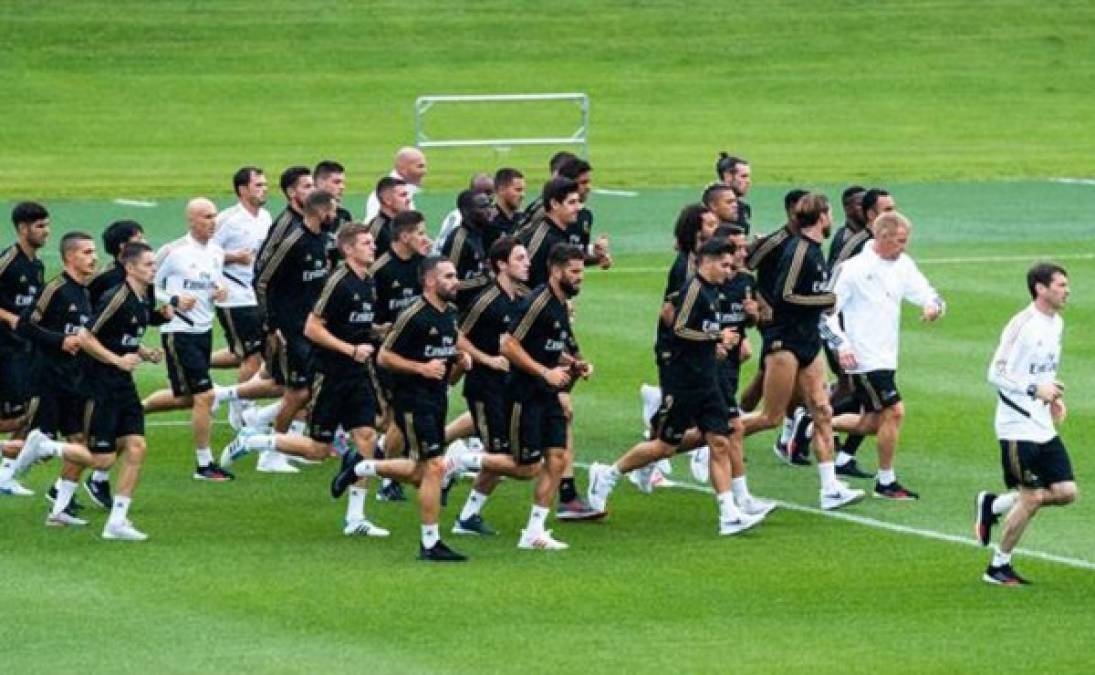 Los jugadores trotaron en las canchas del establecimiento deportivo en Montreal, Canadá.