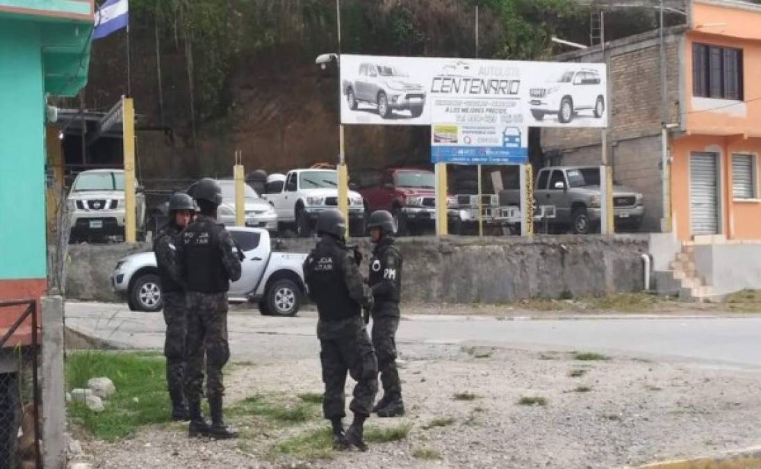 También en el departamento de Copán participan elementos del Ministerio Público, Fiscalía Especial Contra el Crimen Organizado y la Dirección de Lucha Contra el Narcotráfico.