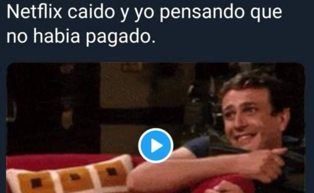 Netflix sufrió una caída mundial y las redes sociales no perdonan y han creado divertidos memes.