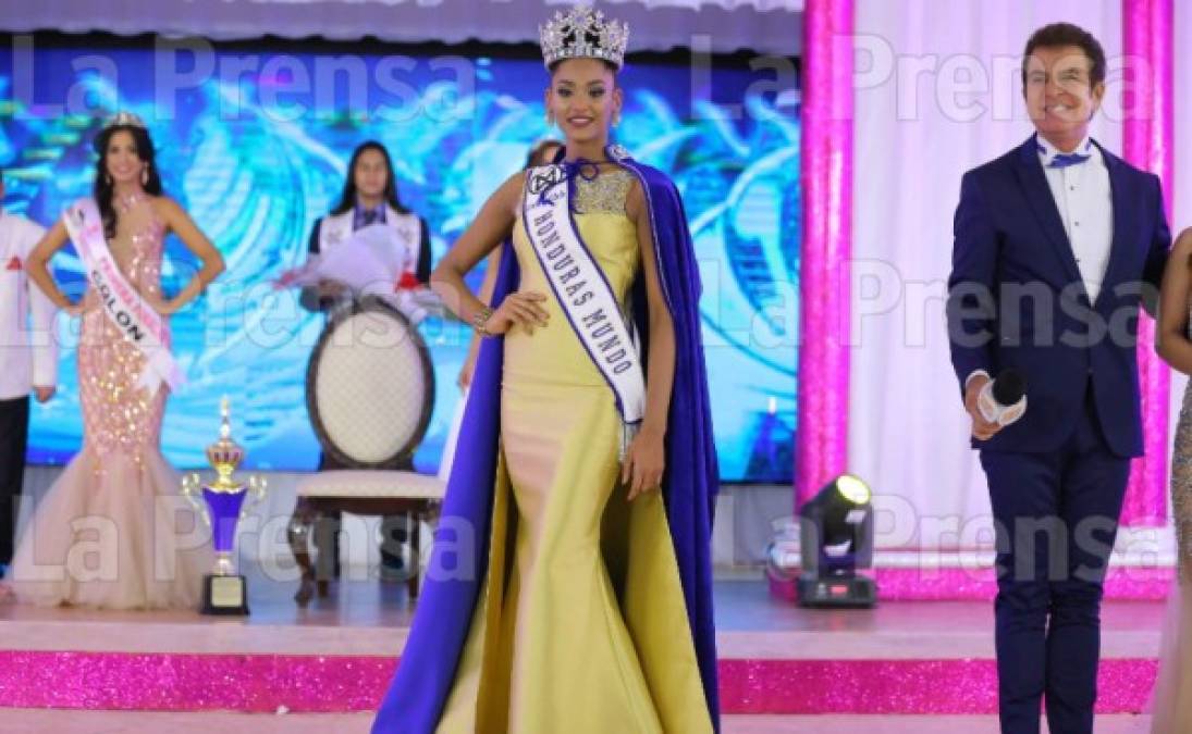 La progreseña Kerelyne Campigotti Webster, de 18 años, fue elegida como la nueva 'Miss Honduras Mundo 2016'.