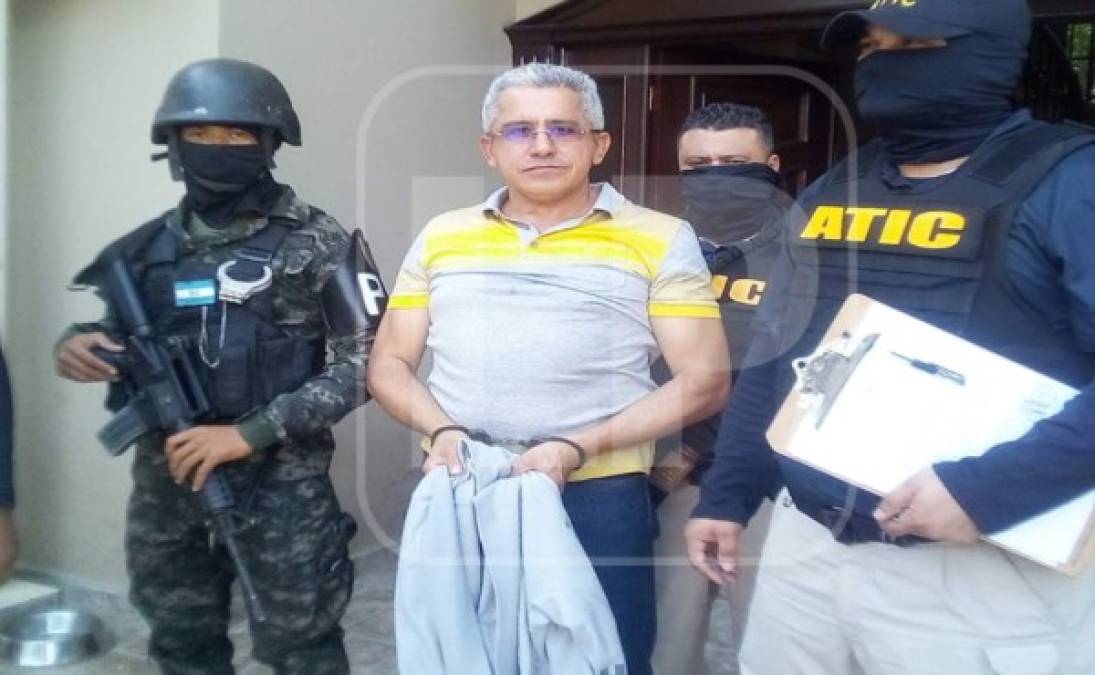 José Alberto Cortés Puerto, importante socio de una estructura financiera ligada a los Valle Valle. Fue capturado este jueves mediante la Operación Relevo II en San Pedro Sula.