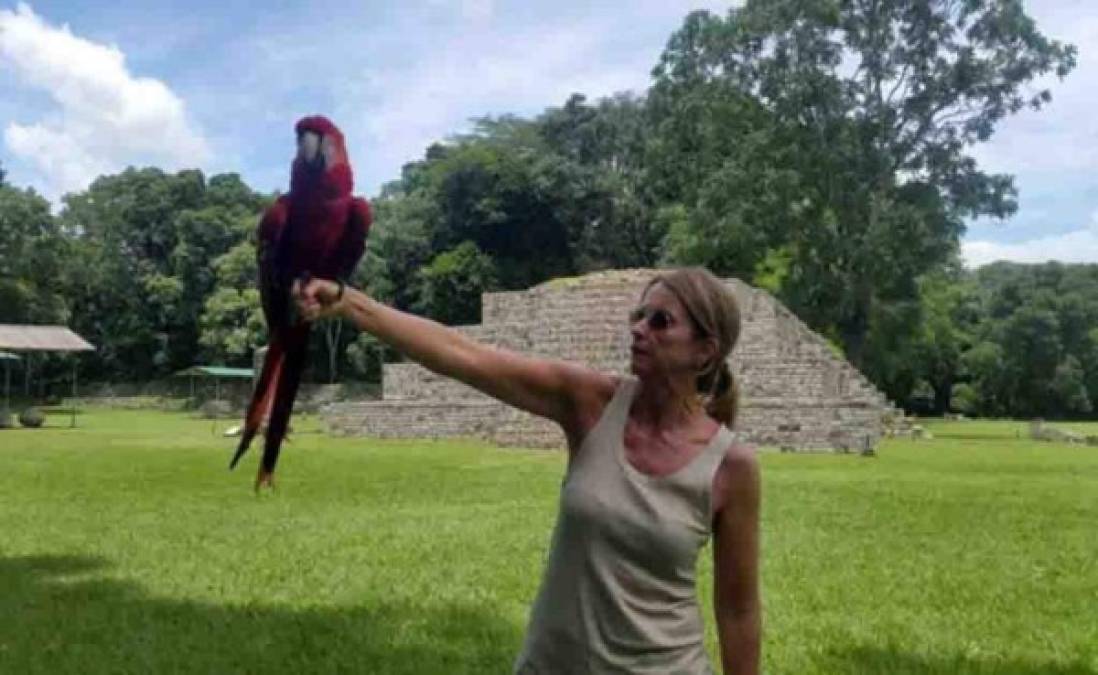 La madre de Piqué es una experta en la rehabilitación de pacientes con enfermedades cerebro vasculares y llegó a San Pedro Sula para participar del 'Congreso Internacional de Rehabilitación'. Posteriormente viajó a Copán Ruinas.