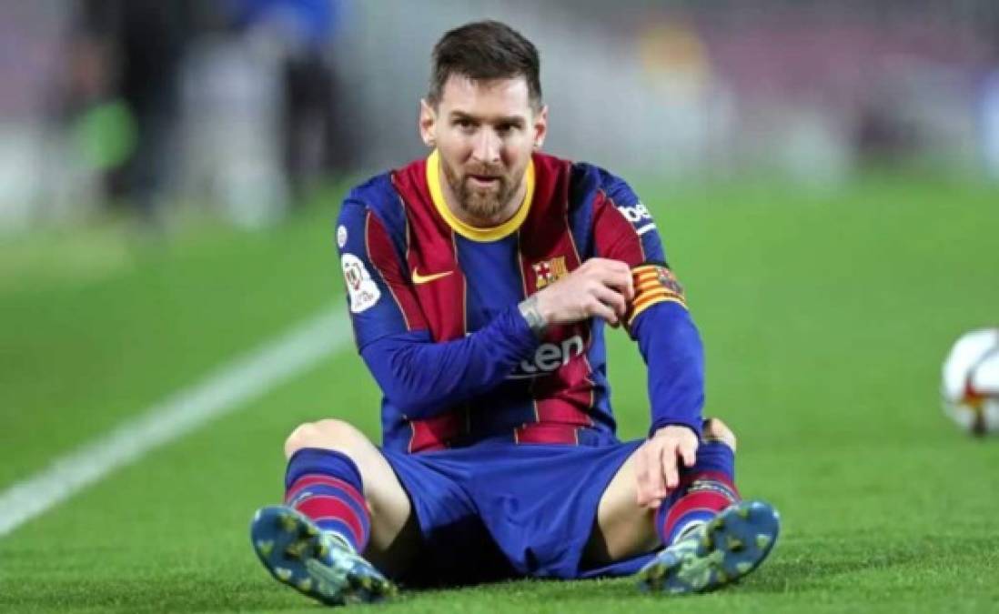 Lionel Messi no se quedó calladó y defendió a su equipo ante los miembros del Sevilla.