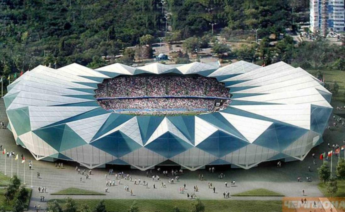 Volgogrado Arena - En la construcción del estadio, para el Mundial de Rusia 2018, aparecieron bombas y otros proyectiles: quedaron allí tras la Batalla de Stalingrado.