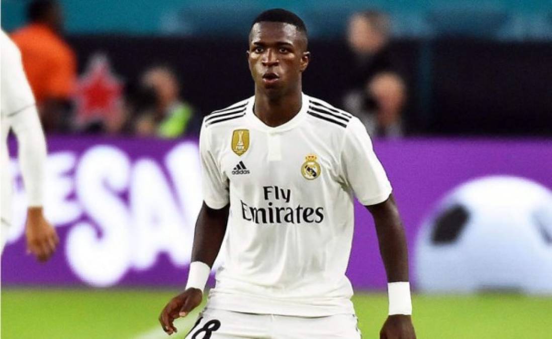 El otro jugador que sitúa The Sun en el banquillo es el joven brasileño Vinicius.