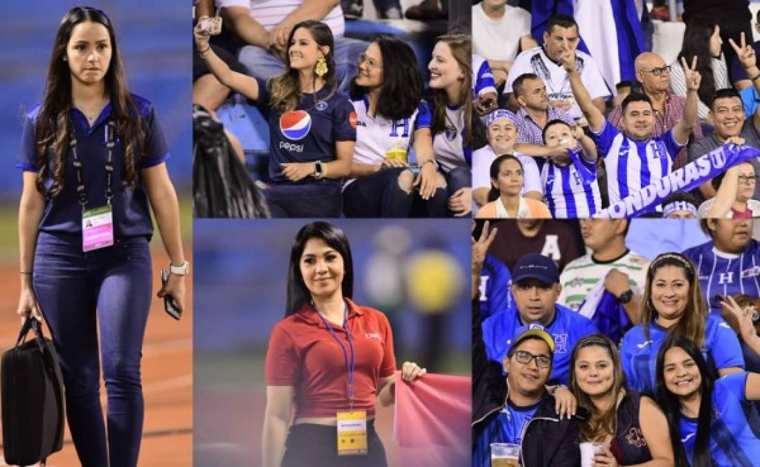 Las imágenes del ambiente del partido de la Selección de Honduras contra Trinidad y Tobago en el estadio Olímpico por la Liga de Naciones de la Concacaf. Fotos Yoseph Amaya y Neptalí Romero