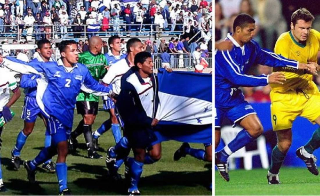 Esta Selección de Honduras fue la primera en disputar unos Juegos Olímpicos, que se disputaron en Sídney 2000. La Bicolor le ganó en el torneo al anfitrión Australia, rival con el que la escuadra catracha disputará el boleto al Mundial de Rusia 2018 en el repechaje.