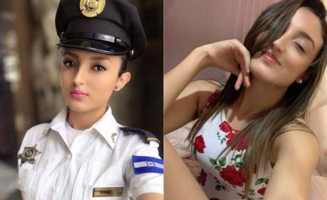 La joven Viviana Alvarado Deras es viral desde 2017 por aparecer de forma sensual en sus redes sociales y portando el uniforme de la policía nacional.