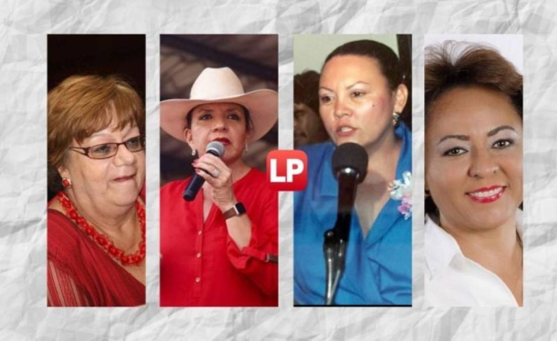 El espacio para mujeres en la política hondureña ha incrementado, en comparación a otras décadas, sin embargo, solo tres han sido candidatas presidenciales. En noviembre de 2021 se sumarán dos, a falta de otra incorporación en varios partidos políticos que aún no definen candidatos.