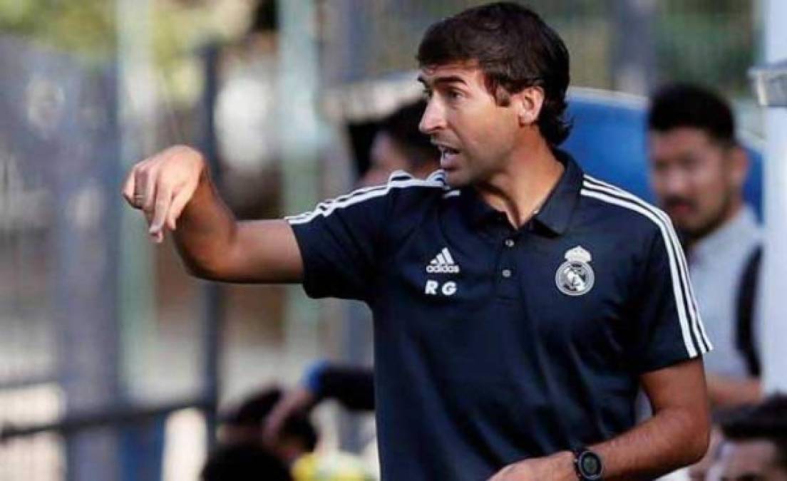 Raúl González Blanco: El ex delantero español ejerce actualmente como técnico del juvenil B de la cantera del Real Madrid. Es otro de los candidatos para llegar al banquillo del Real Madrid a largo plazo.