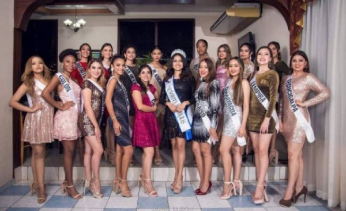 En el concurso nacional de belleza Honduras 2021 participaron 18 bellas candidatas.
