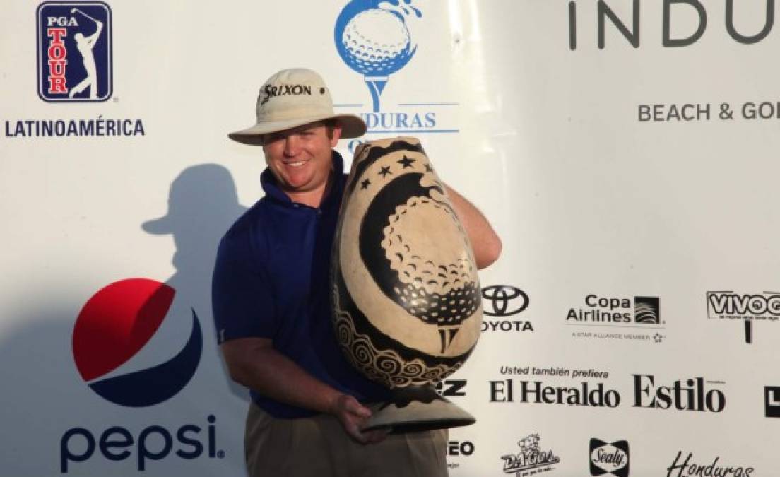 El estadounidense Patrick Newcomb ganó el trofeo del PGA Tour que se realizó en Honduras.