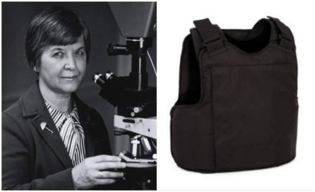 Stephanie Kwolek​ fue una química polaco-estadounidense, inventora del poliparafenileno tereftalamida conocido como Kevlar, una fibra de alta resistencia, color dorado, que puede ser hasta cinco veces más resistente que el acero y que en la actualidad es utilizada en la elaboración de chalecos antibalas.