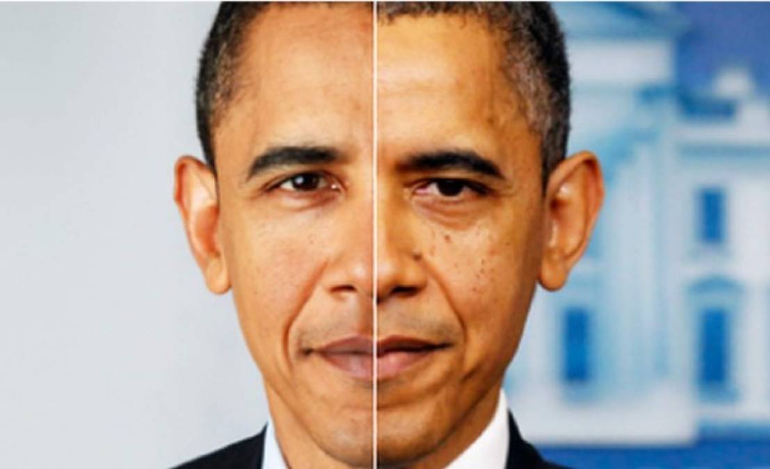 Los cambios en el rostro de Obama son testigos de que no es fácil gobernar el país más poderoso del mundo.