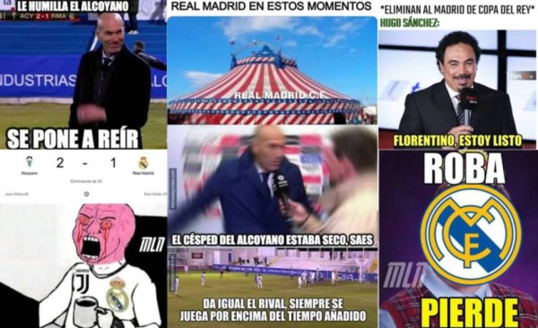 Los divertidos memes que ha dejado la eliminación del Real Madrid en la Copa del Rey tras perder (2-1) contra el Alcoyano de la Tercera División española. Zidane, el gran señalado.