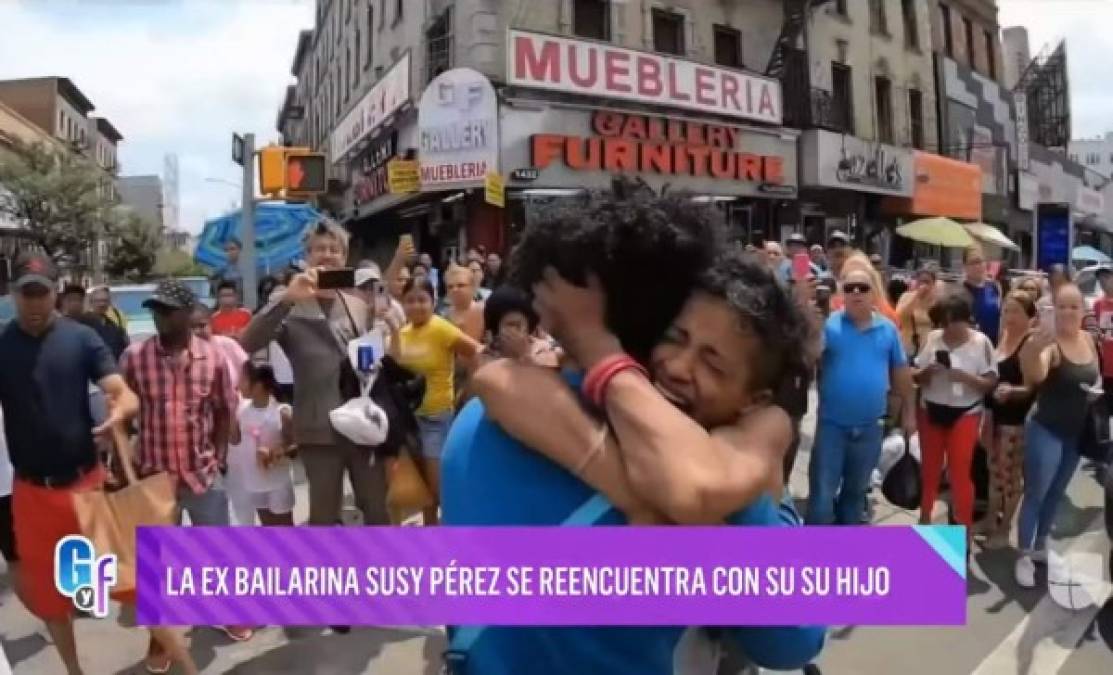 Gracias a la repercusión de su entrevista, Pérez pudo volver a reunirse con su hijo de 19 años, Jehew Savion Green, de quien había sido separada desde que este tenía siete. Jehew viajó desde Carolina del Norte para ver a su progenitora este martes 06 de agosto; el reencuentro entre madre e hijo conmocionó a toda la comunidad del Alto Manhattan en Nueva York, donde suele deambular Pérez.