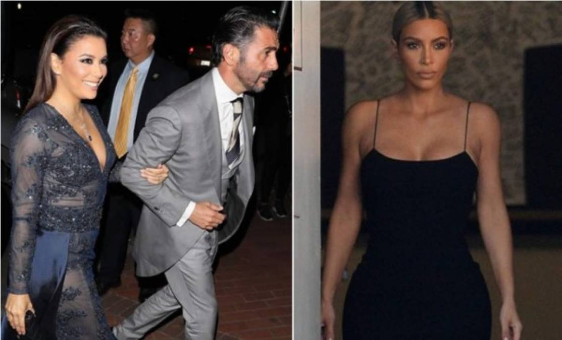 Eva Longoria y Kim Kardashian, las invitadas más glamurosas en la boda de Serena Williams.