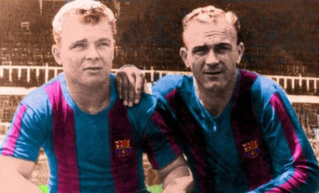 Alfredo Di Stéfano, eterno goleador del Real Madrid y con la del Barcelona.