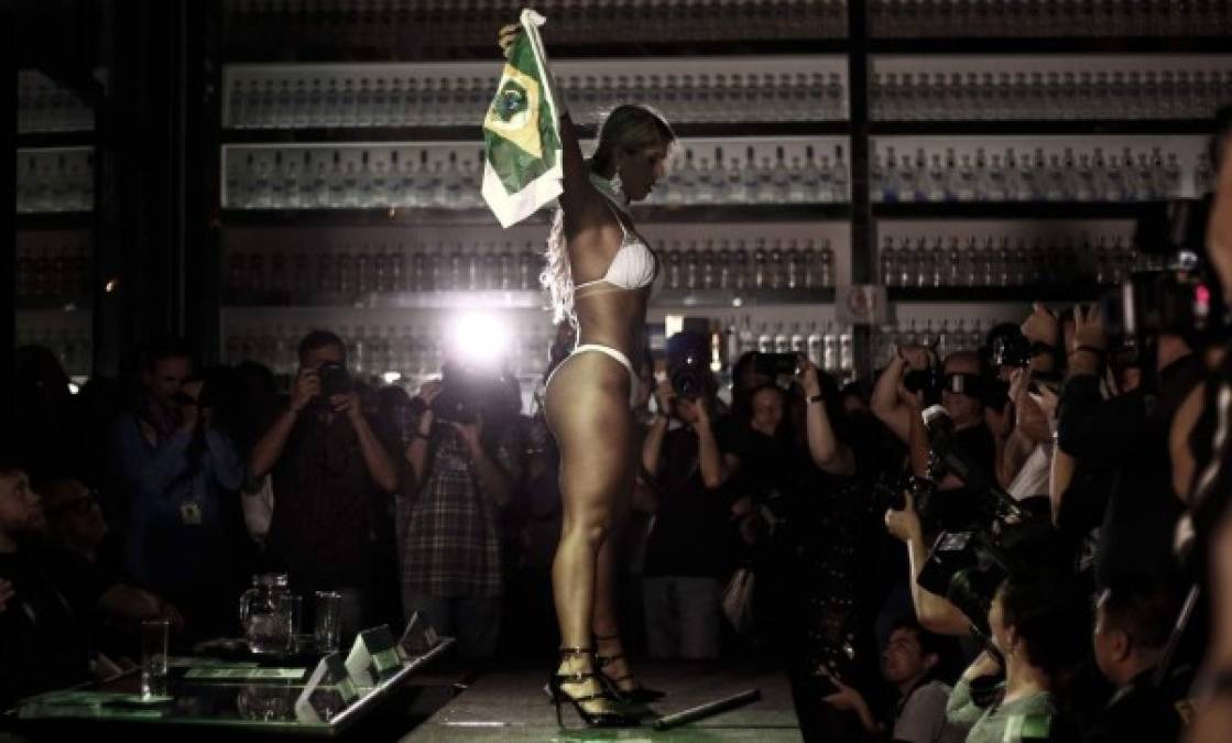 "La sexta edición del “Miss Bumbum” (Miss Pompis) dejó como ganadora a Érika Canela. AFP"