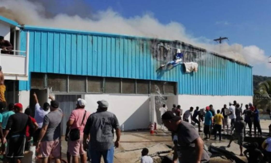 En Guanaja no hay Cuerpo de Bomberos.