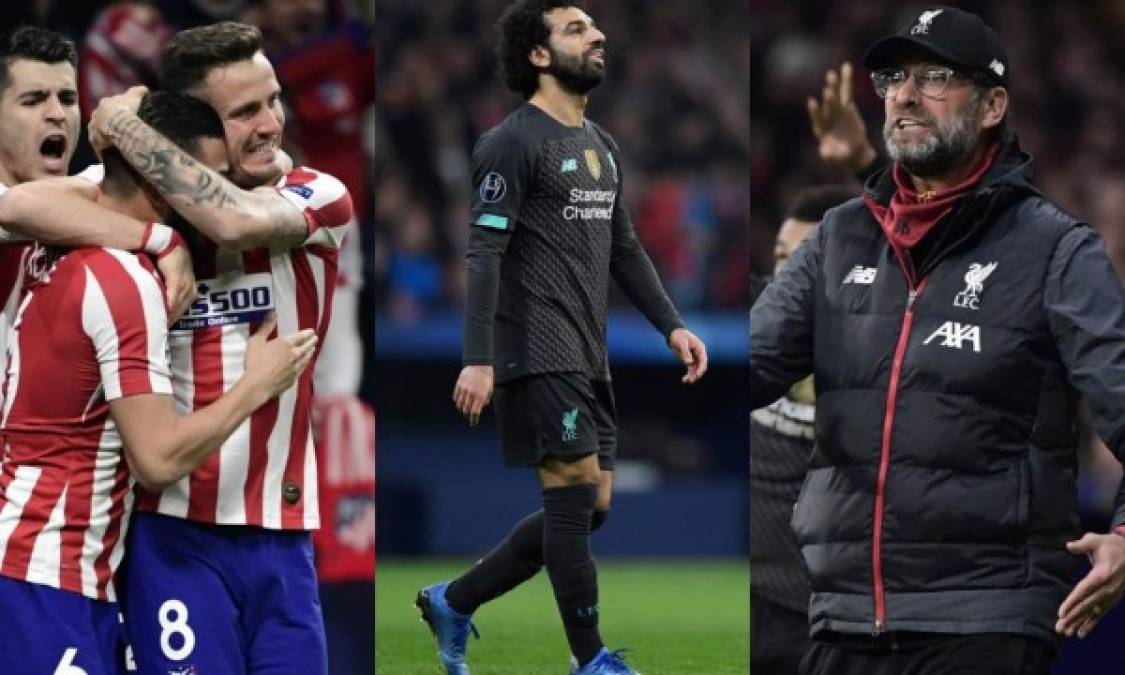 El Atlético de Madrid recuperó su mejor versión este martes para ganar 1-0 al Liverpool en la ida de octavos de final de la Liga de Campeones. Fotos AFP.