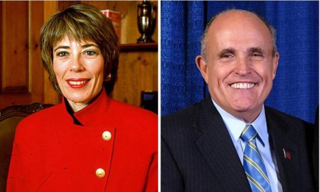 En la imagen, Regina Peruggi y Rudy Giuliani.
