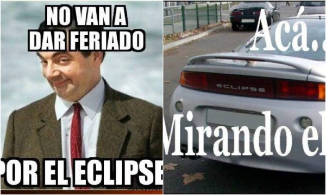 A pocos minutos del eclipse solar, los usuarios de las redes sociales han inundado con graciosas imágenes por el acontecimiento. Te dejamos los mejores memes.