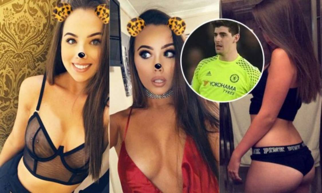 Courtois dejó a su novia por esta bella encantadora de perros