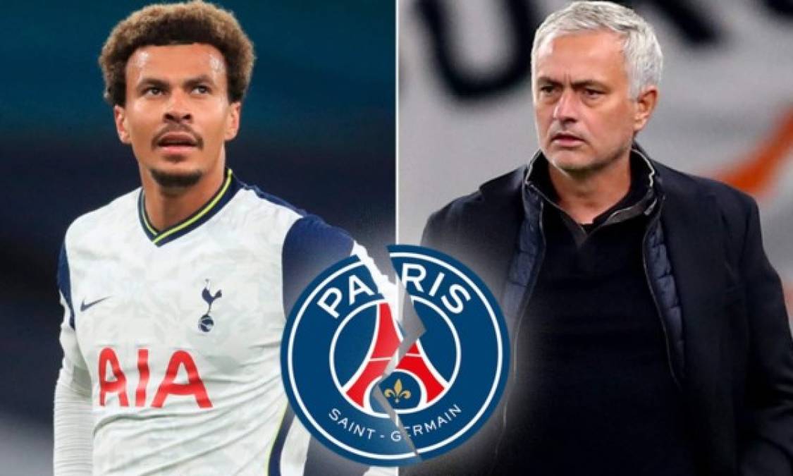 El Tottenhham de José Mourinho habria rechazado una oferta de cesión por Dele Alli al PSG a cambio de 1,5 millones de euros. Los Spurs esperan que el equipo parisino suba su ofertta en los próximos días. El atacante inglés no termina de convencer al técnico luso, que considera que no da el 100 por 100, según informa Telegraph.