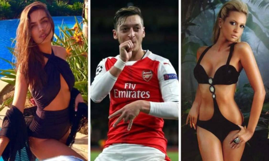 Mesut Özil, futbolista alemán del Arsenal de Inglaterra, está metido en tremendo escándalo por una nueva supuesta infidelidad a su novia Mandy Capristo (derecha) con una modelo turca.