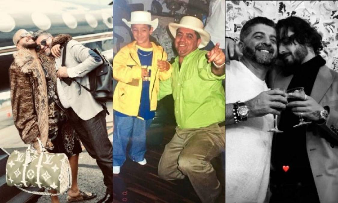 Maluma<br/><br/>El cantante celebró a su padre, Fernando Londoño, publicando varias fotos junto a su progenitor. 'Viejo... Mi querido viejo, feliz día del mejor padre del mundo', escribió el colombiano en sus redes.