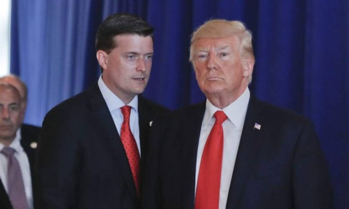 Rob Porter: El secretario de personal de la Casa Blanca renunció el pasado 7 de febrero tras ser acusado de maltratar a sus dos exesposas física y verbalmente.