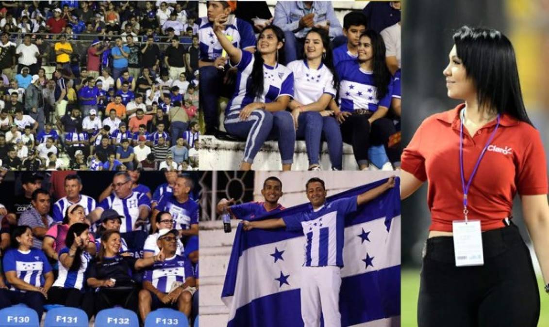 Las imágenes del ambiente vivido en el partido de la Selección de Honduras contra Martinica en la Liga de Naciones de la Concacaf en el estadio Olímpico.