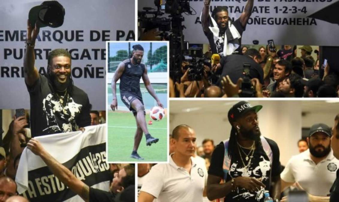 Una multitud de fanáticos del Olimpia de Paraguay recibió este viernes al delantero togolés Emmanuel Adebayor, ex Real Madrid y ex Manchester City entre otros, a su arribo al aeropuerto internacional de Asunción para incorporarse al club tetracampeón del fútbol paraguayo, con miras a su participación en la Copa Libertadores 2020.