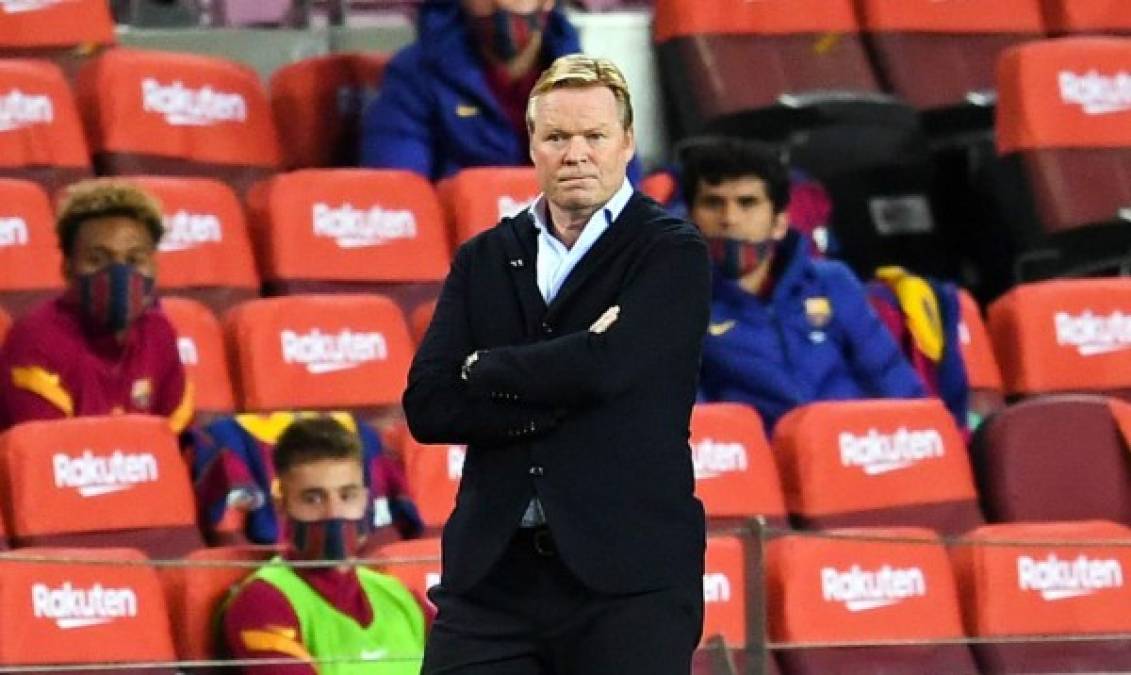 Ronald Koeman no tiene garantizada su presencia en el banquillo culé la próxima temporada a pesar de tener un año más de contrato. Estas son las diferentes vías que el Barça tendría para sustituirlo en caso de que Joan Laporta tomara esa decisión.