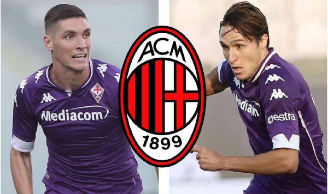 Según informa La Gazzetta dello Sport, el AC Milan quiere cerrar hasta dos traspasos procedentes de la Fiorentina antes de que finalice el mercado de fichajes: Nikola Milenkovic y Federico Chiesa. Ambos jugadores son del agrado del entrenador Stefano Pioli, y el equipo rossoneri quiere cerrar sus contrataciones cuanto antes.