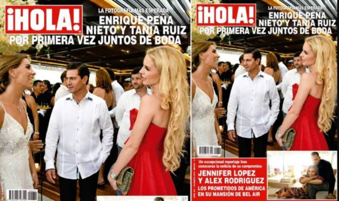 En marzo la pareja había sido portada de la revista ¡Hola! donde posaban juntos por primera vez.<br/><br/>'La fotografía más esperada', tituló la revista en la portada de su publicación impresa en la que muestra a Enrique Peña Nieto y Tania Ruiz.