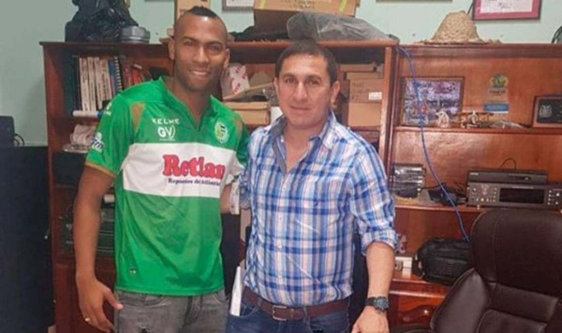 Óscar Móvil: El delantero colombiano se marchó de Honduras rumbo a Colombia en donde espera encontrar equipo. El sudamericano le ganó una demanda ante la Fifa al Juticalpa, por lo que los canecheros deberán de pagarle el año de contrato.