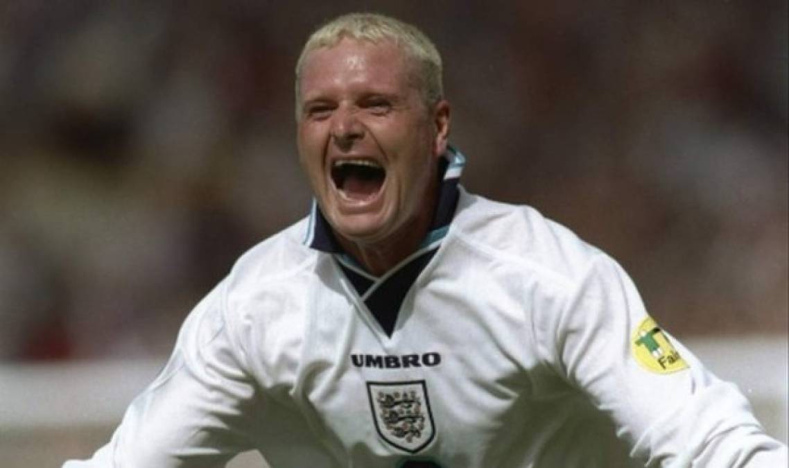 Paul Gascoigne (Inglaterra): Jugó el Mundial de Italia 1990 y la Eurocopa de 1996, pero en ninguno de los dos campeonatos logró coronarse campeón.