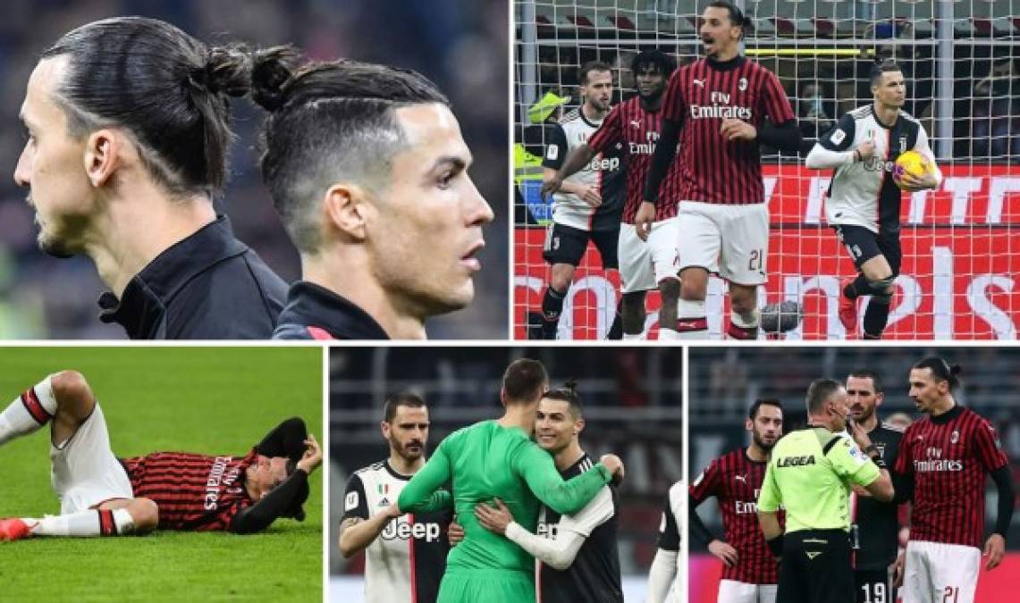 Las imágenes del partidazo que disputaron AC Milan y Juventus con empate 1-1 en San Siro. Cristiano Ronaldo y Zlatan Ibrahimovic fueron los grandes protagonistas.