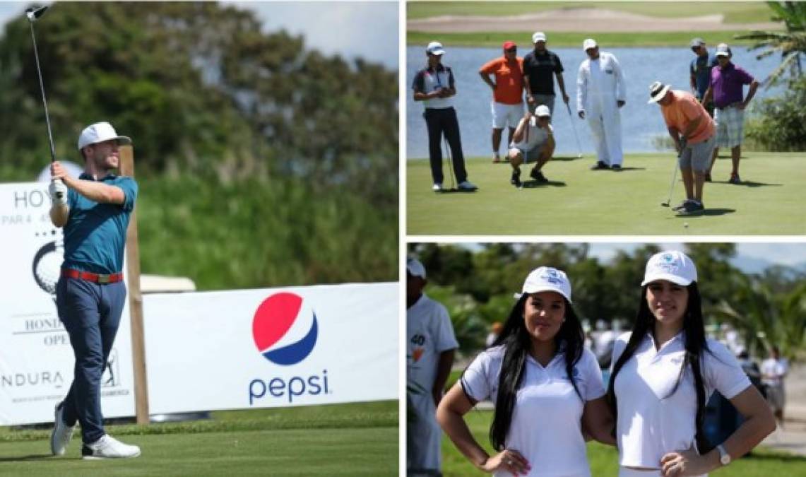 Los golfistas profesionales acompañaron a los socios y amateurs en la tercera edición del ProAm que se realiza los miércoles previo al inicio de la jornada oficial del torneo Honduras Open parte de la gira del PGA Tour Latinoamérica.