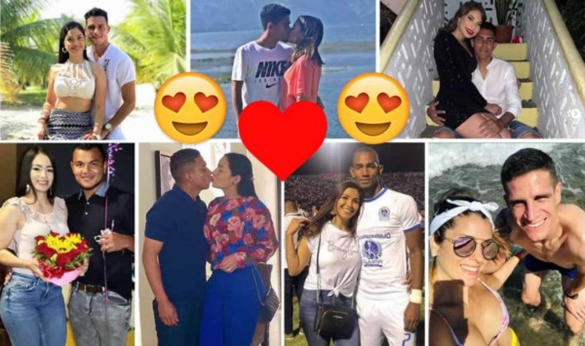 Se celebra el Día de los Enamorados y las parejas del fútbol hondureño derrochan amor en las redes sociales.