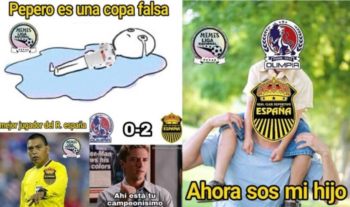 Los memes que dejó el partido de vuelta de la final de la Copa Premier Centroamericana que le ganó el Real España al Olimpia.