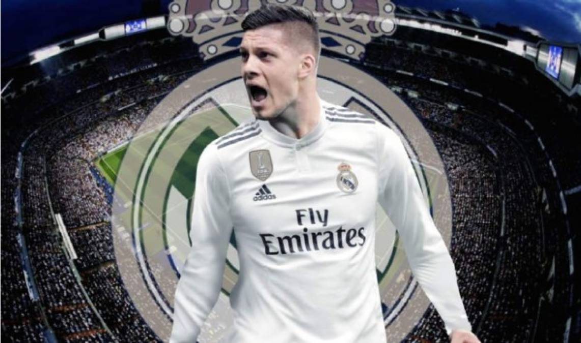 Luka Jovic se convirtió en el cuarto fichaje de este nuevo Real Madrid. Será el compañero de Benzema y Hazard en el ataque madridista. Es serbio y tiene 21 años.