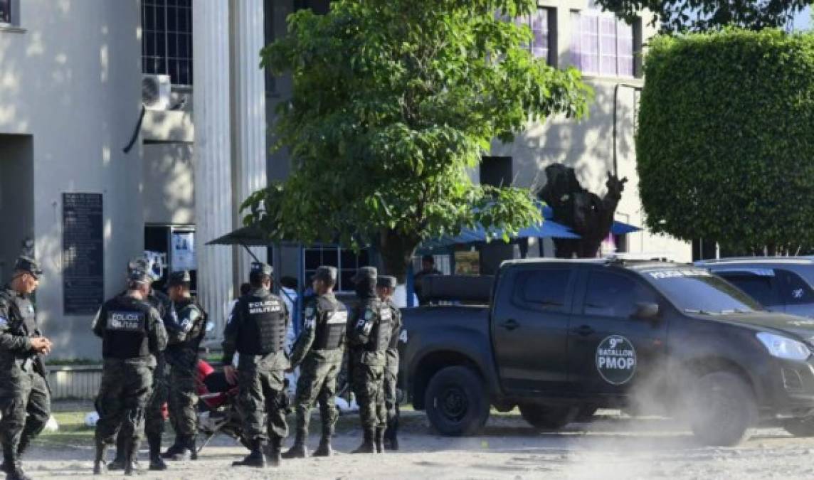 Los hechos ocurrieron en los juzgados de El Progreso, Yoro, ubicados en la colonia Palermo.