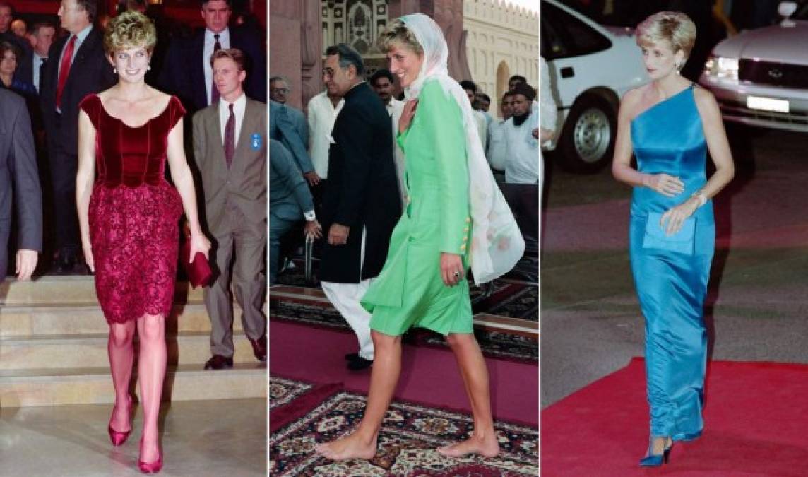 Después de divorciarse del príncipe Carlos en 1996, Diana volvió a cambiar de estilo, renunciando a los diseñadores británicos a los que había dado la prioridad en favor de casas de moda internacionales como Dior, Lacroix o Chanel, y empezó a usar vestidos más atrevidos, más escotados y por encima de la rodilla.