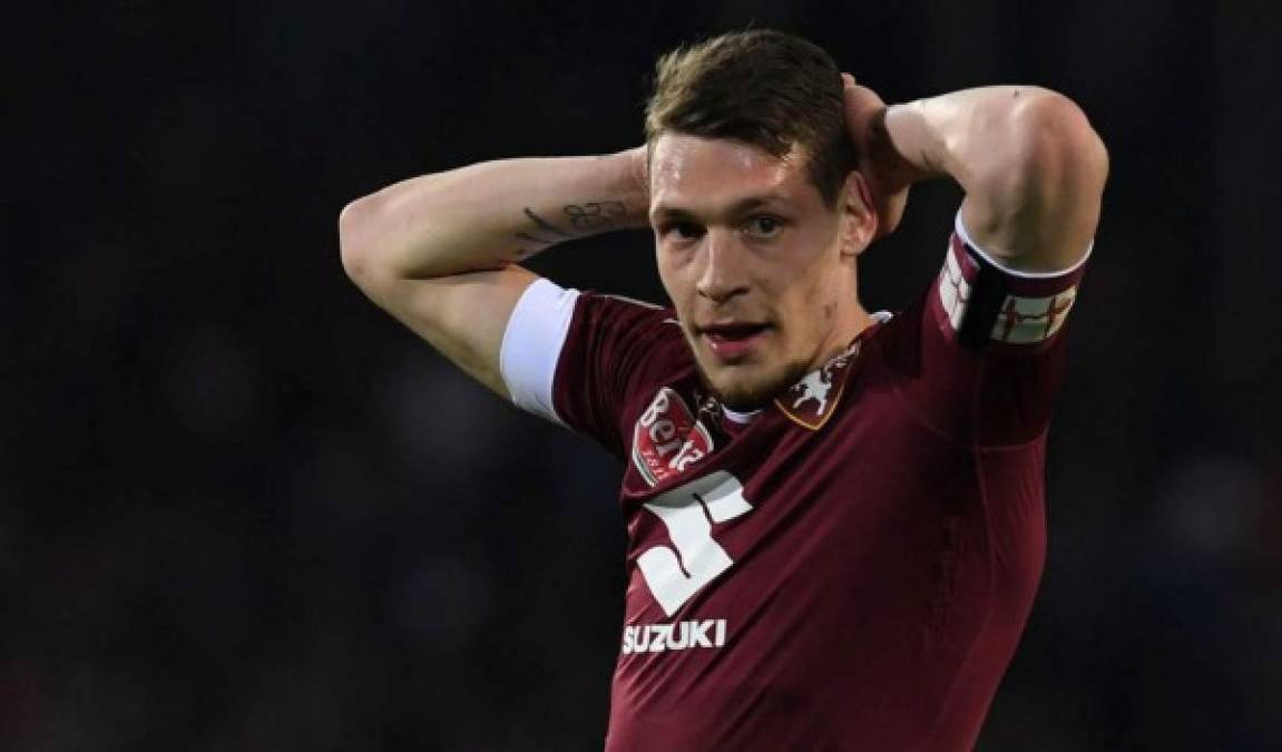 El delantero italiano Belotti le interesa al Milan y podría ser de sus primeros fichajes en la próxima campaña.