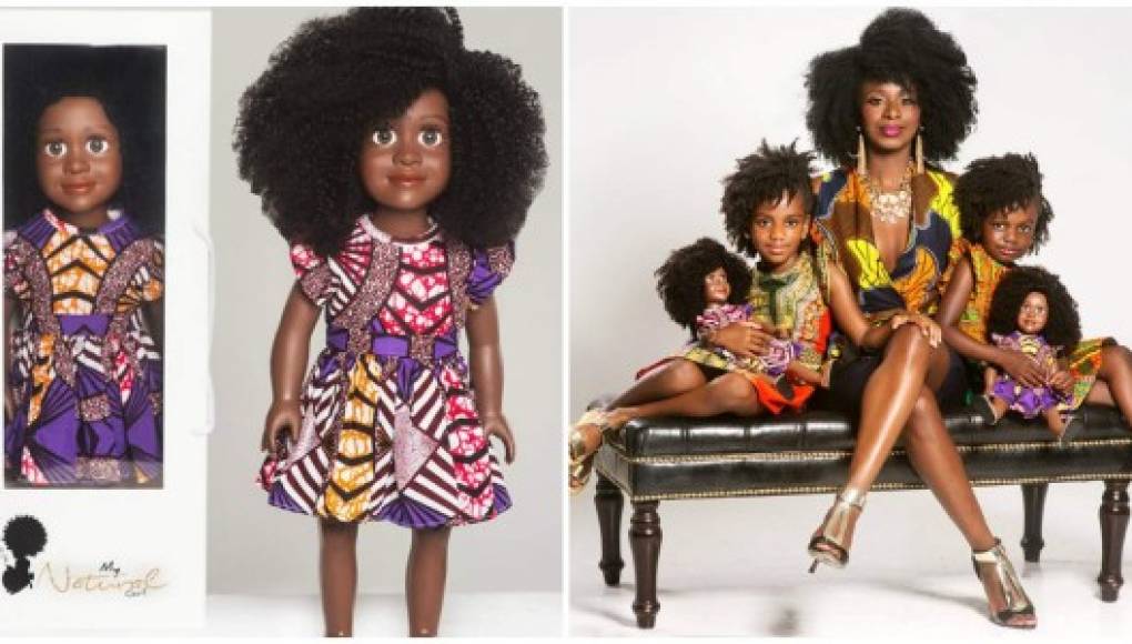 Crea muñecas con cabello afro  