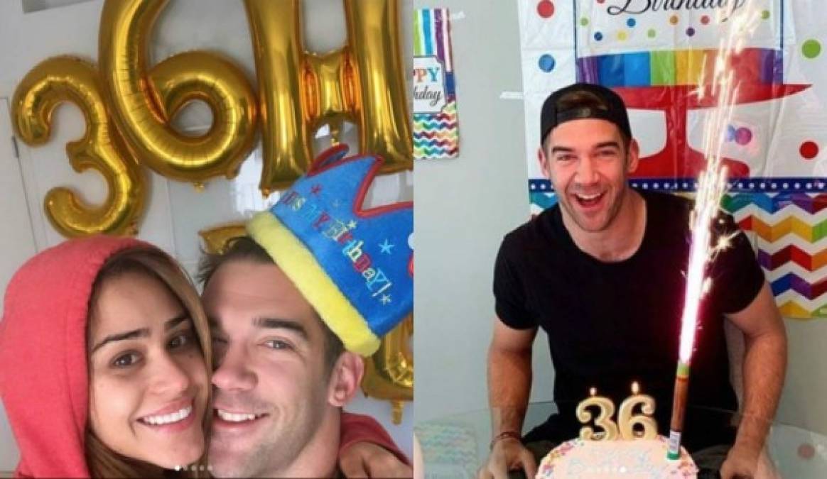 La otra fue publicada por Howes. En la segunda foto aparecen los dos festejando con globos.<br/><br/>